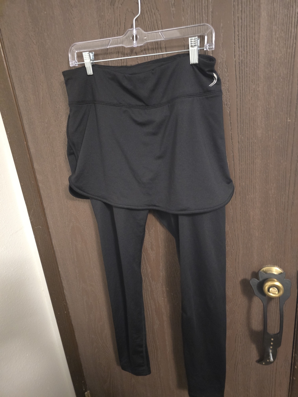 Women's Black Skirted Leggings - Athletic Skirt Leggings